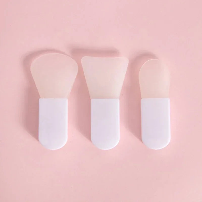 3Pcs Silicone Facial Mask Brush