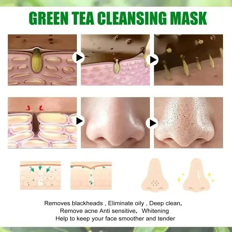 Green Tea Blackhead Remover Mask