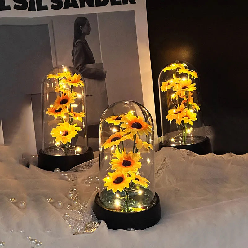 LED Sunflower Decoration Piece