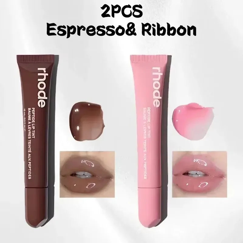 New Lip Balm Phone Case Lip Gloss Long-lasting Moisturizing Liquid Lipstick Toast Espresso Raspberry jelly Transparent Lip Glaze