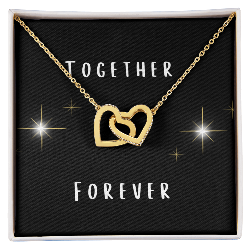 Together Forever Interlocking Hearts Necklace