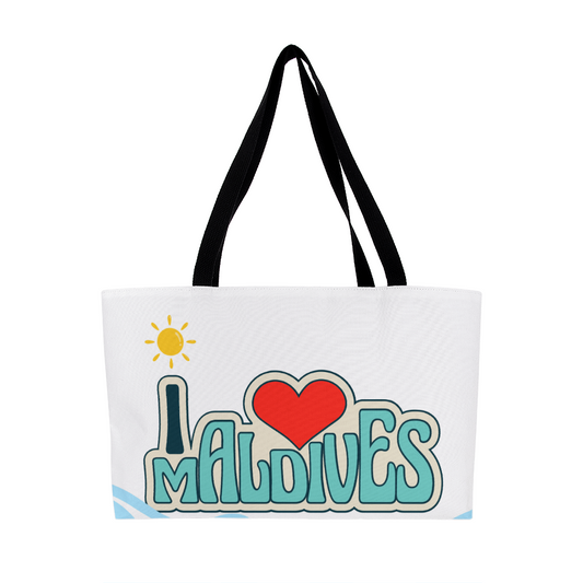 I love Maldives Tote Bag