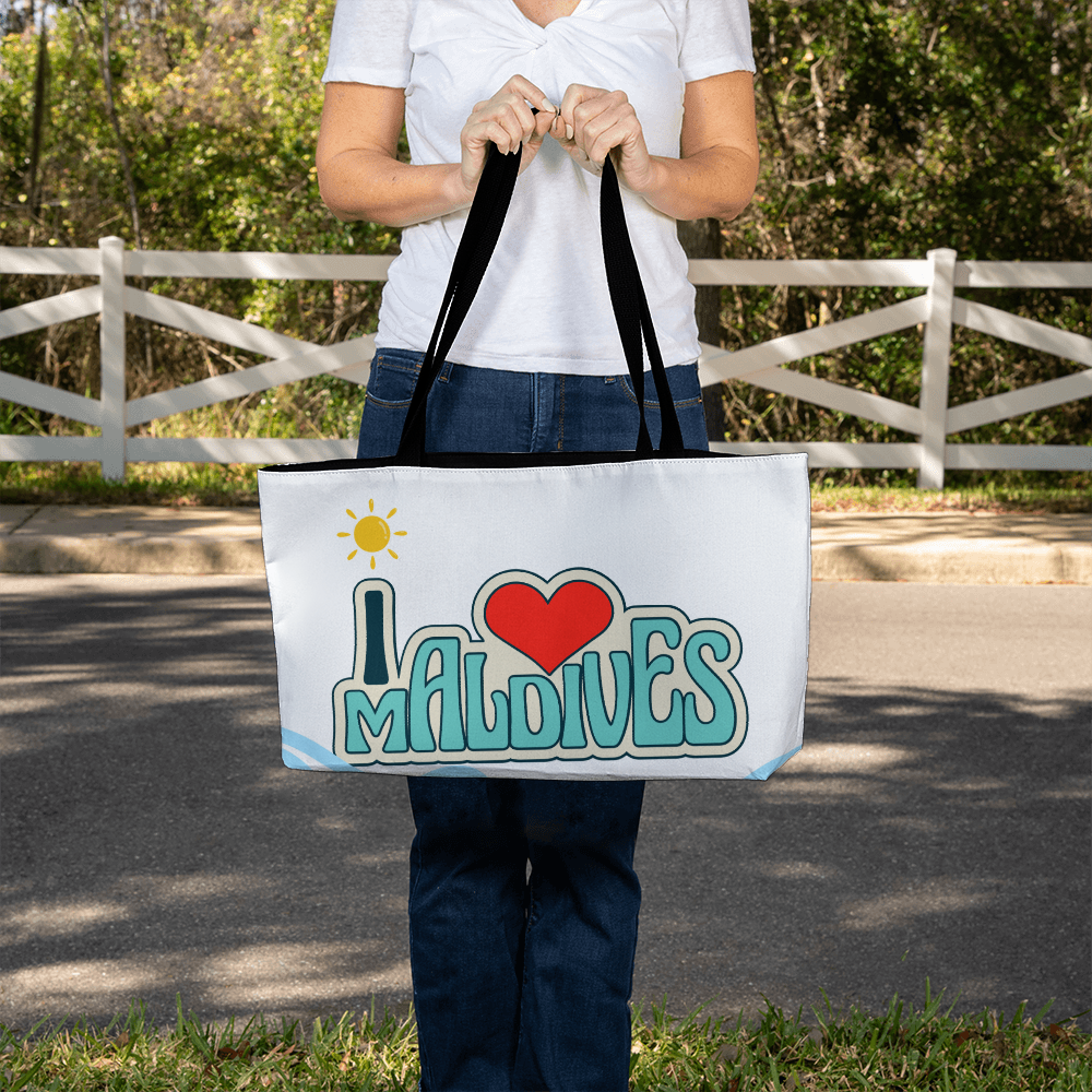 I love Maldives Tote Bag