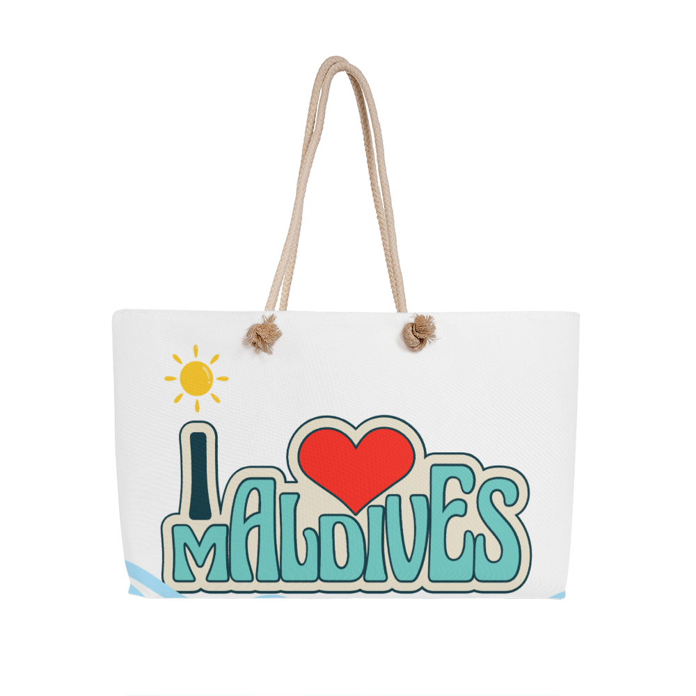 I love Maldives Tote Bag